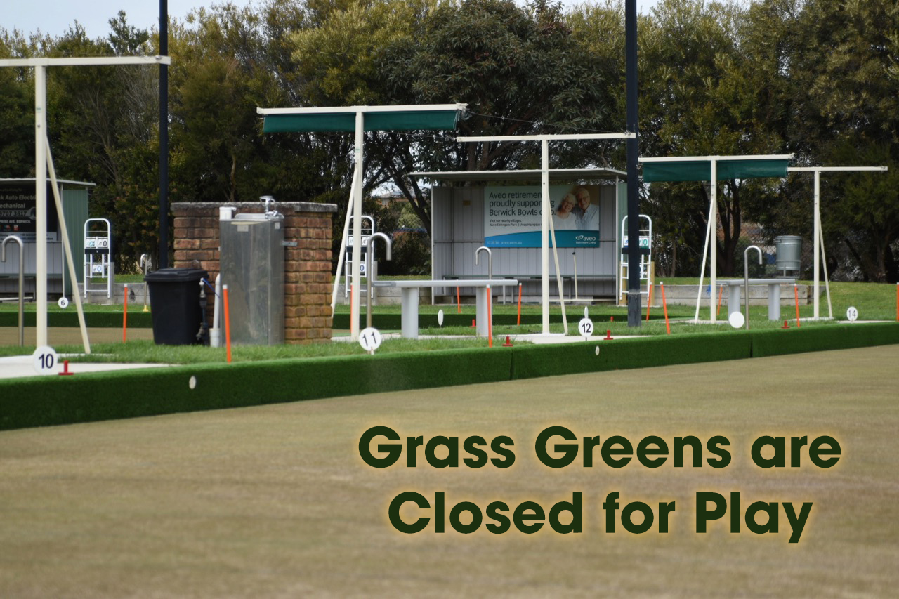 Grass Greens Closed
